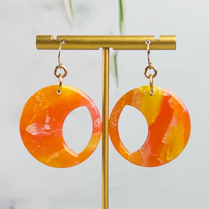 Oaklee Clay Dangle Earrings for wholesale by Stunning Statements
