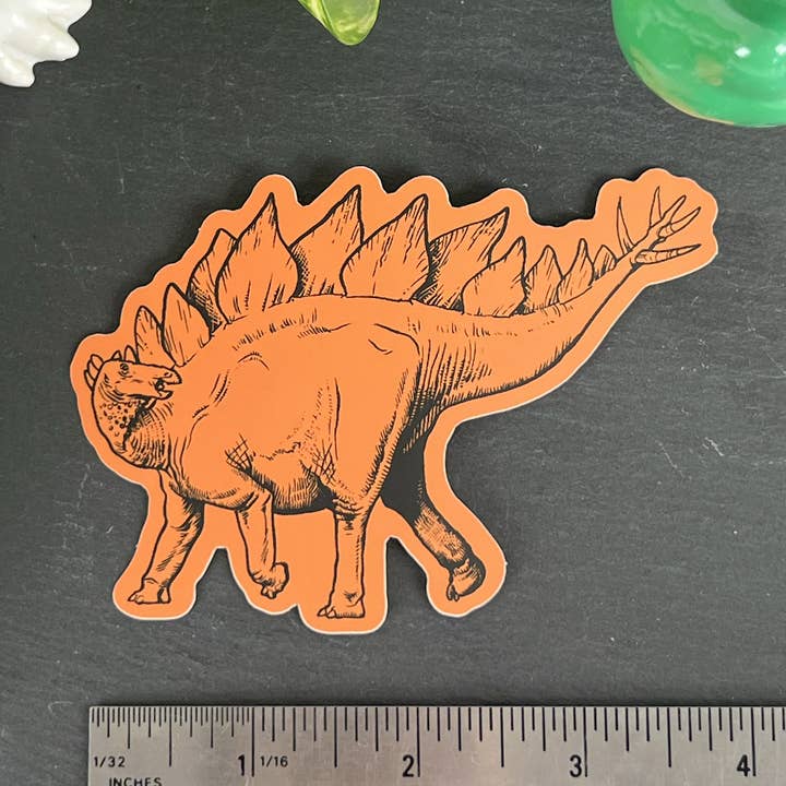 Adesivo Stegosaurus | Dinosauro | Adesivi | Regali per la vendita all'ingrosso da parte di Counter Couture