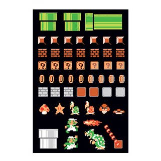 Pyramid America - Wholesale Notebook - Super Mario Bros – Level Build - Magnetic Notebook3