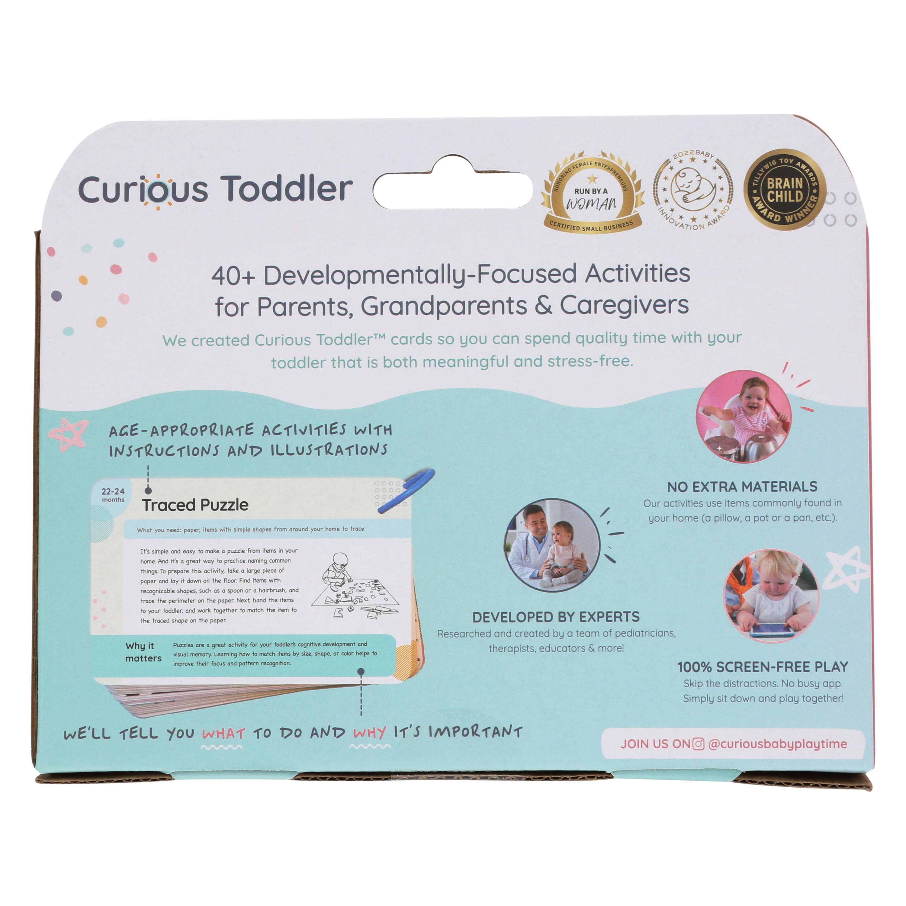 Curious Baby - Wholesale Learning Cards - Kids & Baby - Curious Toddler™ Activity Cards (12-24 mo)1