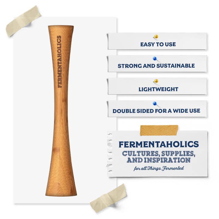 Fermentaholics – Großhandel Küchengerät – Bambus-Tamper-Werkzeug