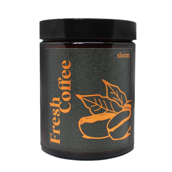 Sloom – wholesale Jar/filled candle – Fresh Coffee Wood Wick Candle1
