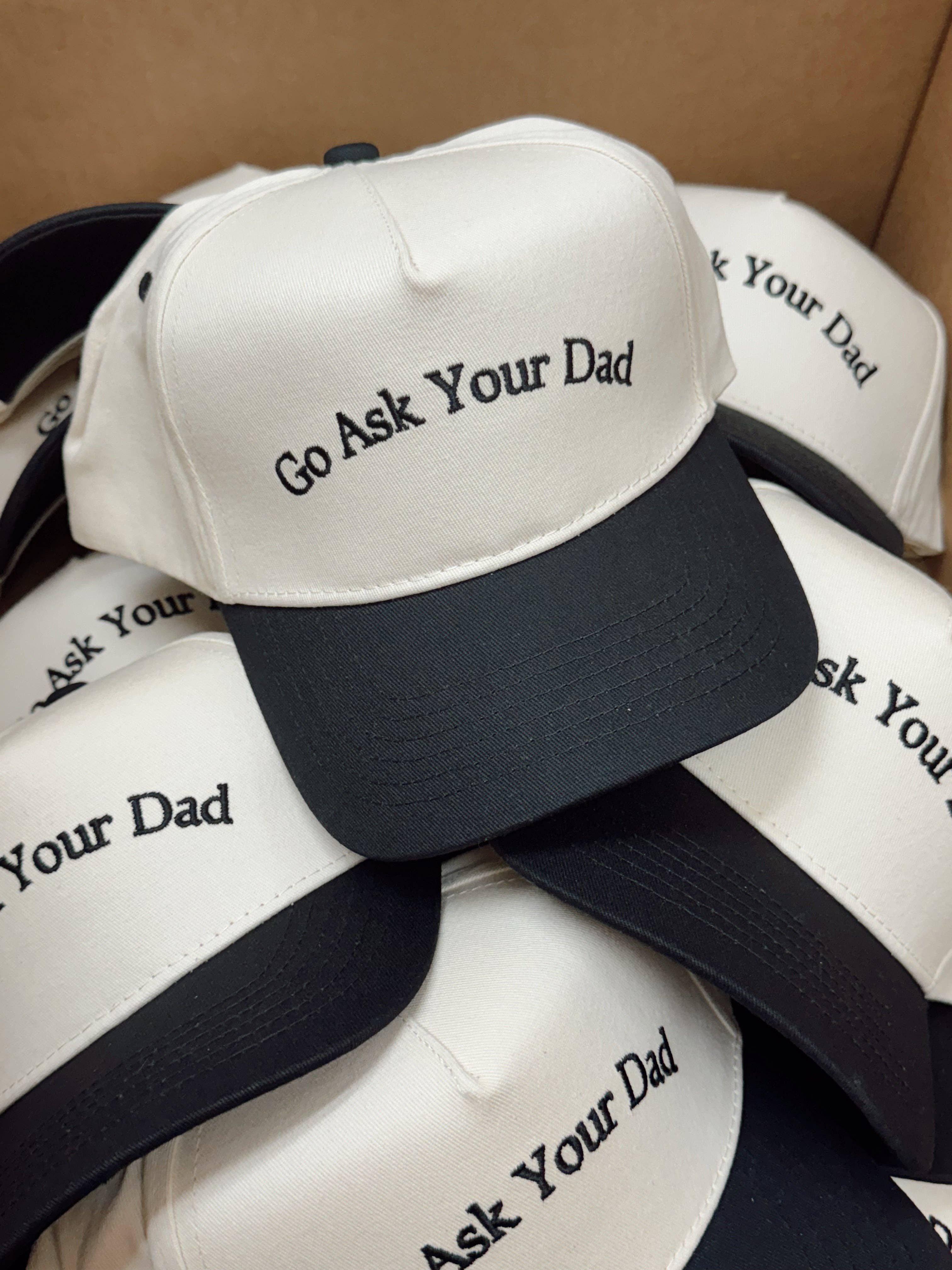 KENZKUSTOMZ - Wholesale Trucker Hat - Women's - Go Ask Your Dad. Vintage Trucker Hat