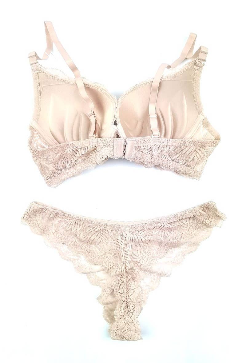 Belle Com'Elle – wholesale Lingerie Set – women's – Bra & String Set with frame/JN7201B15