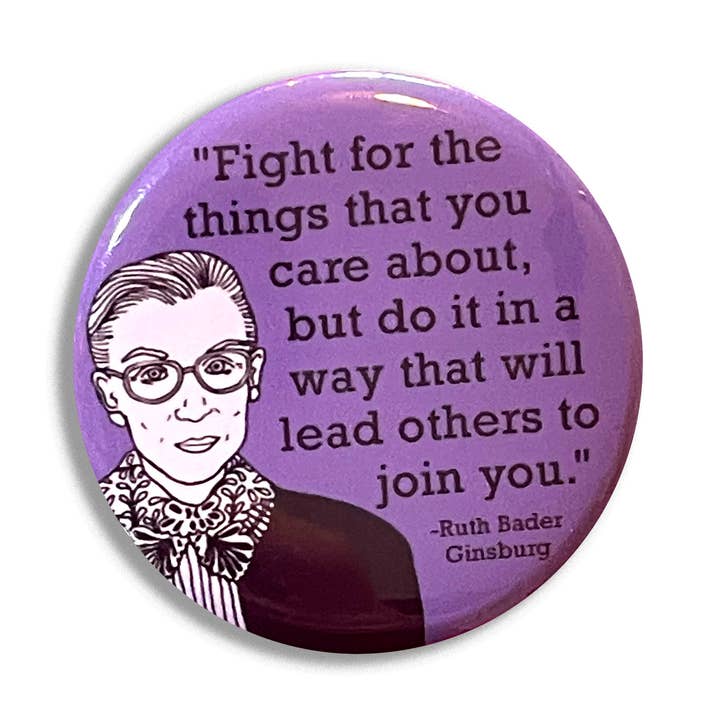 Ruth Bader Ginsburg 1,25" Knopf für den Großhandel von Jodi Lynn's Emporium of Doodles