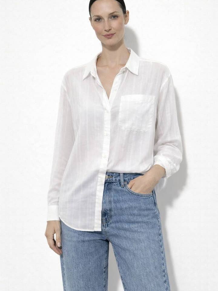 Striped Oversized Pocket Shirts_ Spring 2026 for wholesale by Anaz