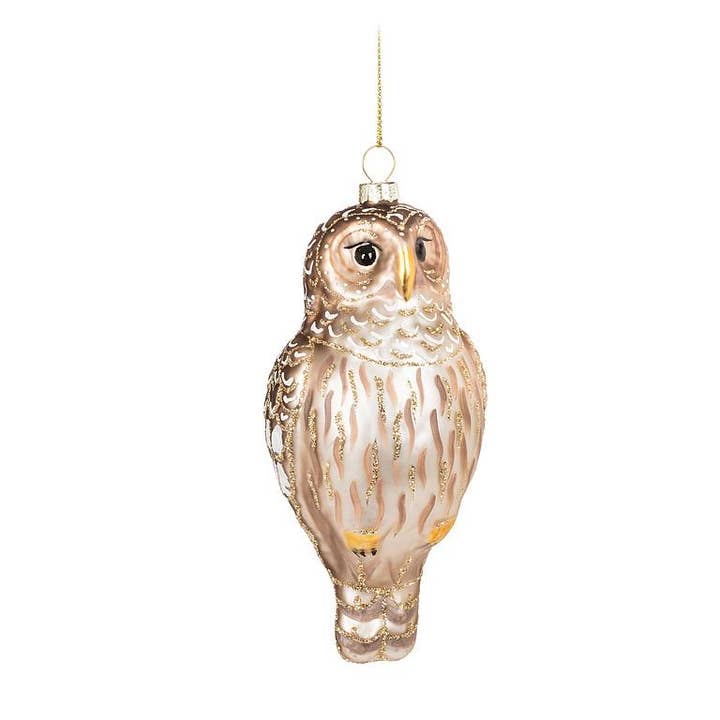 Abbott - Wholesale Ornament - Majestic Owl Ornament-5"H