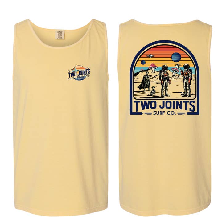 Space Journey Tank Top for wholesale by Two Joints Surf Co.