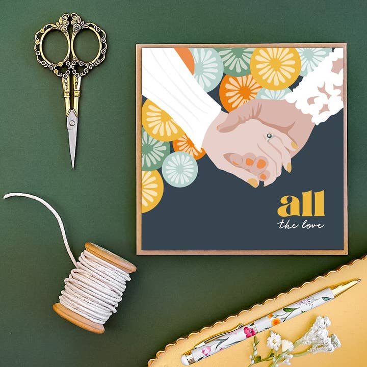 All the love - Brides Same Sex trouwkaart voor wholesale door Max Rocks