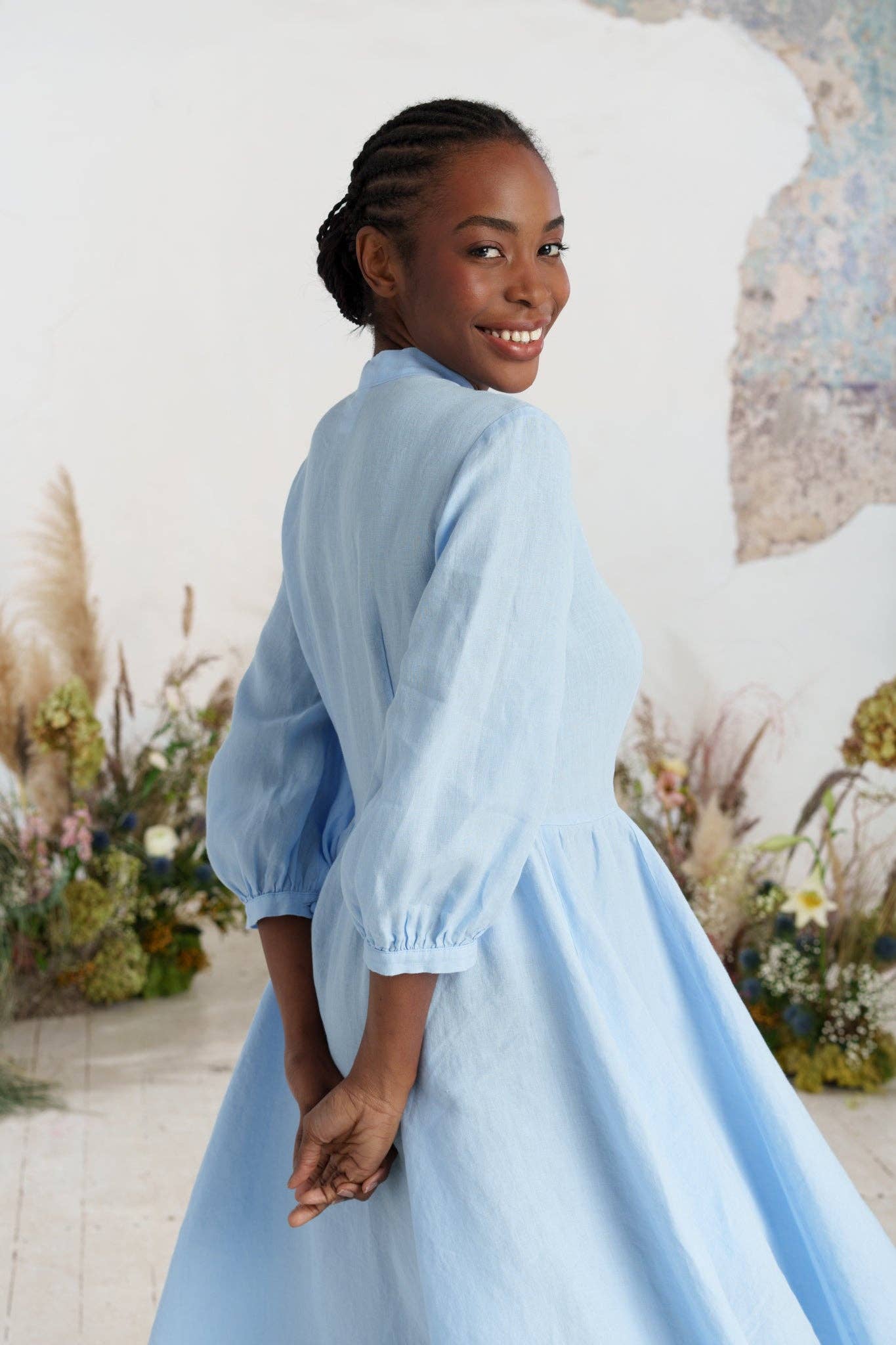 Son de Flor - Wholesale Dress - Women's - Jasmine Dress, 3/4 Sleeve8