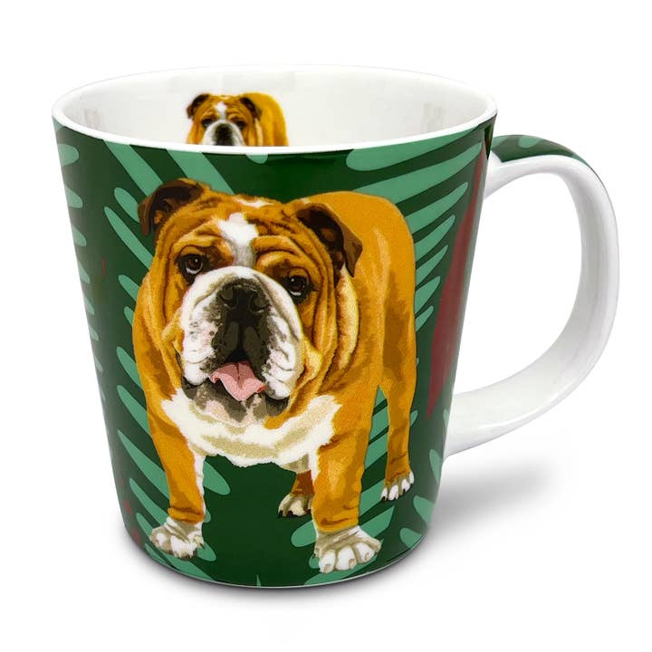 Bulldog Mug for wholesale by Leslie Gerry