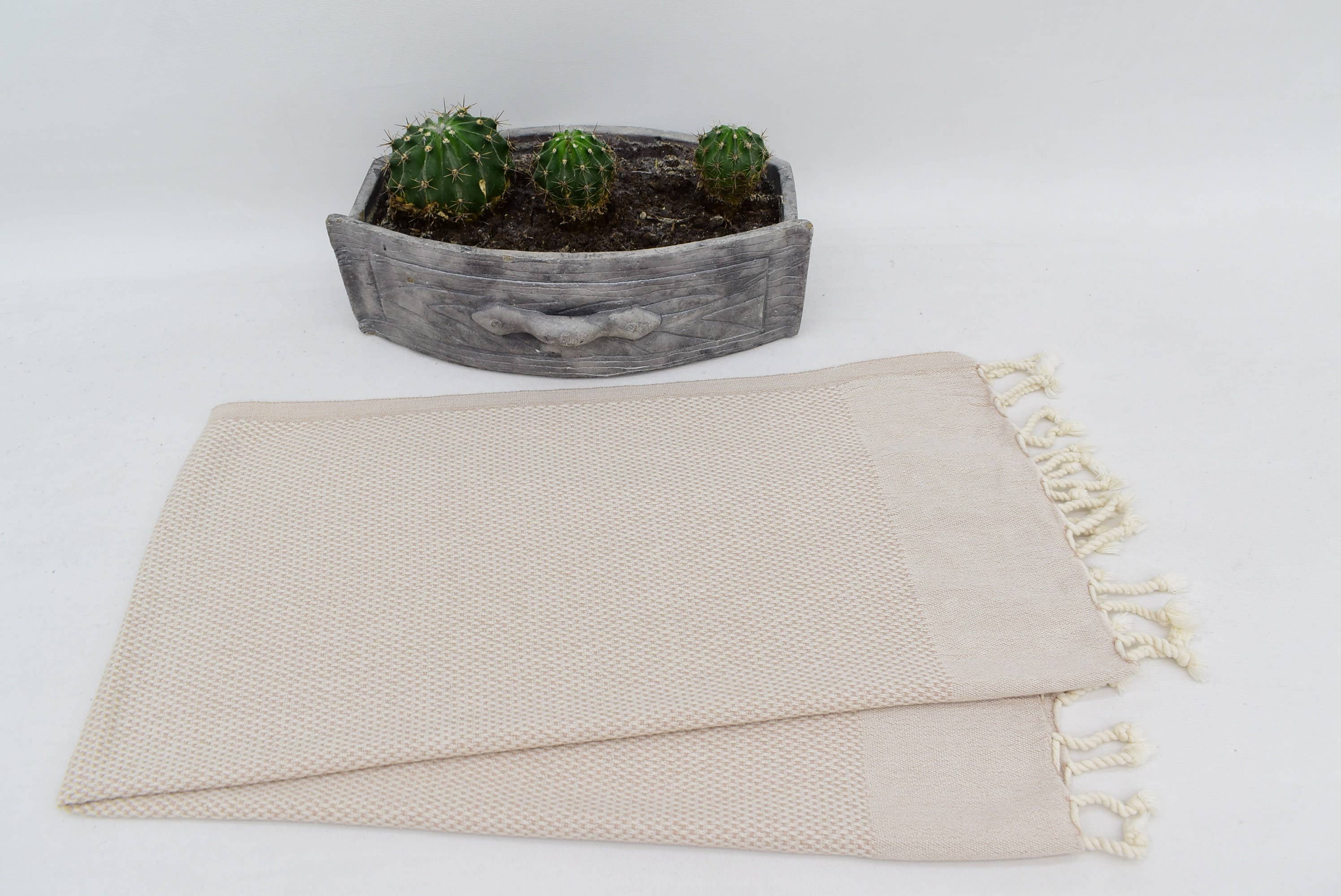 Organic Turkish Towels – wholesale Hand towel – Beige Hand Towel, Luxurious Turkish Tea Towel7