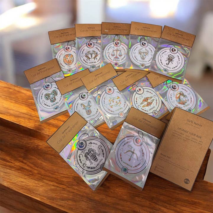 Profumatori per Auto Zodiacali Scelte Divertenti di Fragranze Astrologiche per la vendita all'ingrosso da parte di airWheres