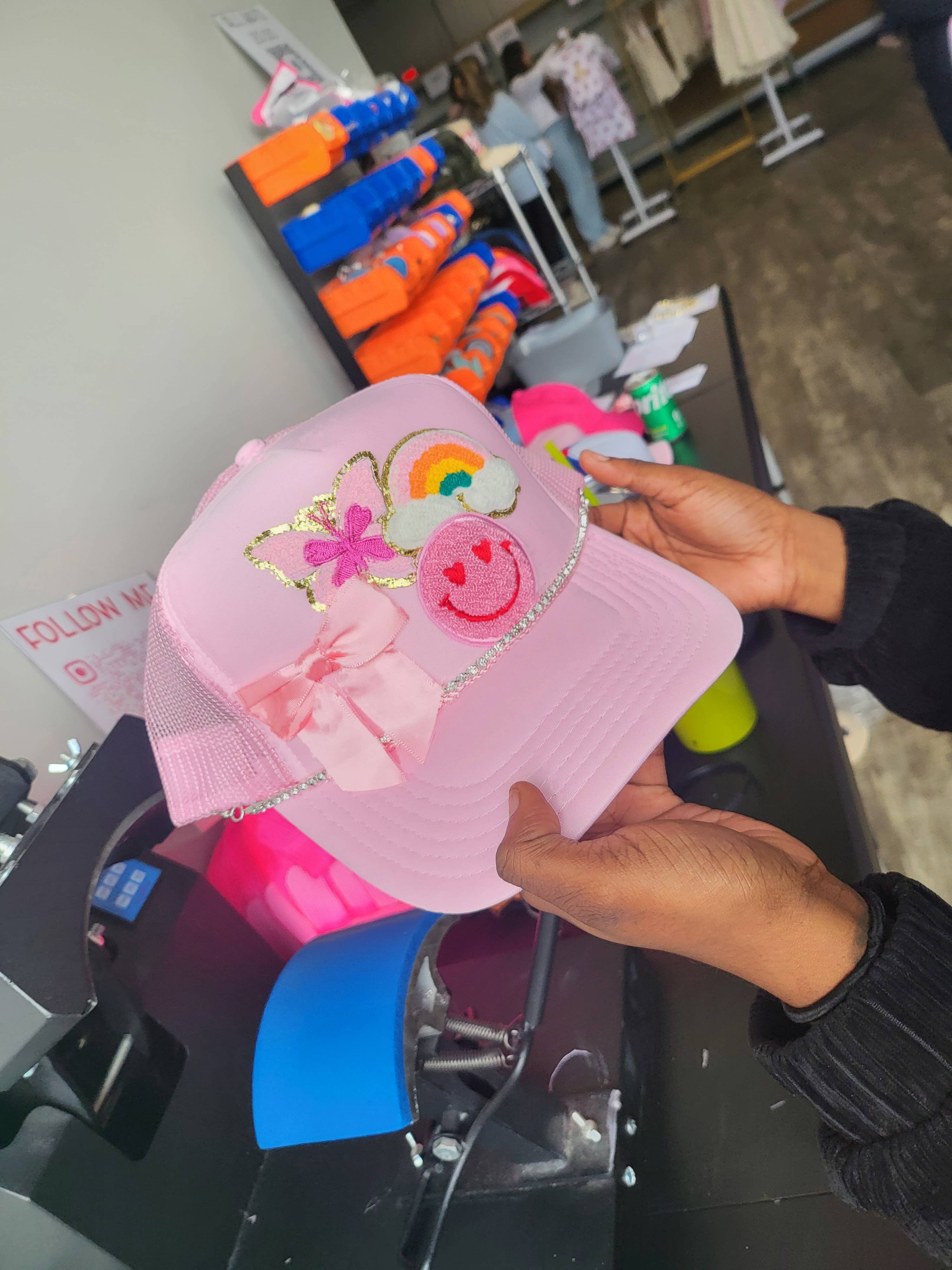 The Candy Collections - Wholesale Hat Accessory - Women's - Online Trucker Chain hat bar personalization supplies brooch9