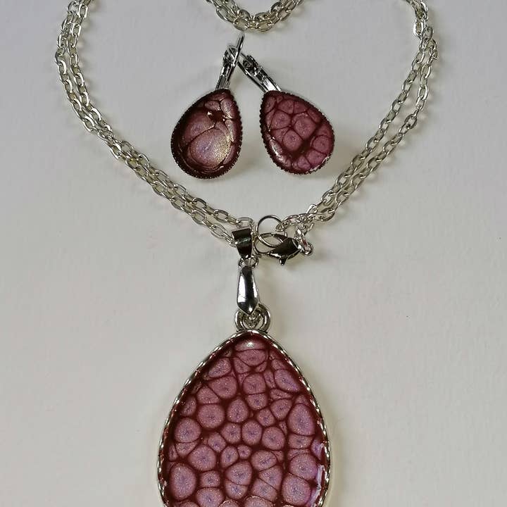 Blue Moon Bijoux - Vendita all'ingrosso Parure di gioielli - Ornamento rosa argento4