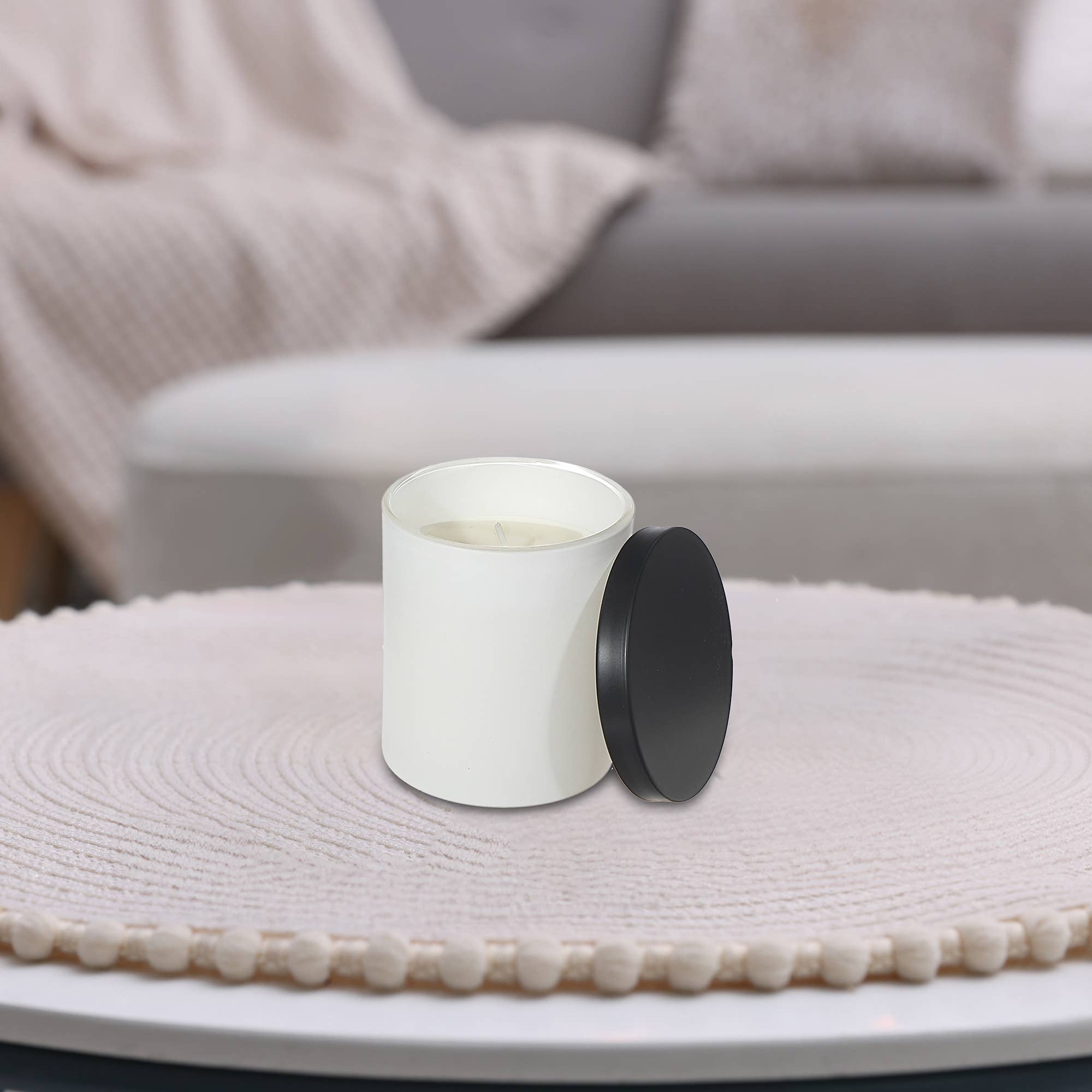 7Oz White Jar Scented Candle Lavender Mist for wholesale on Faire1