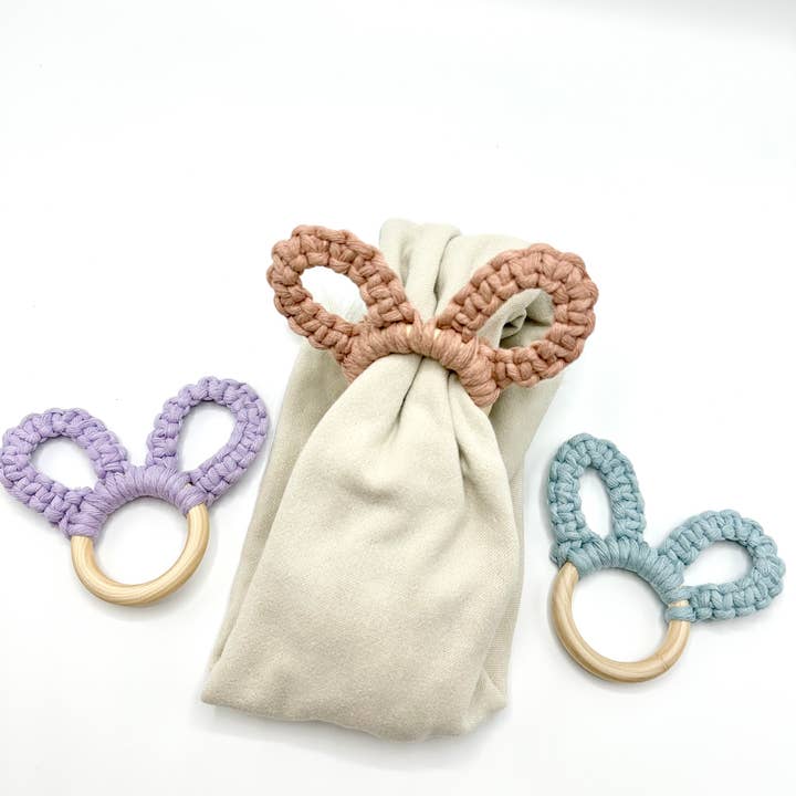 Lilly Bird Crochet – wholesale Napkin ring – Macrame Easter Bunny ears |Macrame Easter napkin ring holder