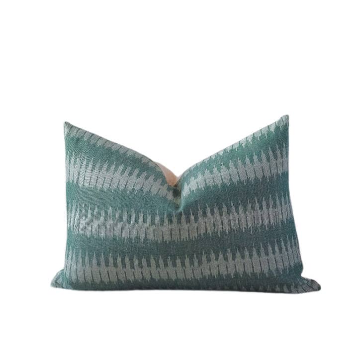 Soil to Studio - Wholesale Throw Pillow Cover - Kira - Handwoven Ikat Pillowcase4