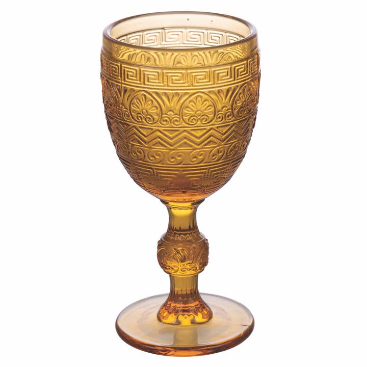 VdE Tivoli 1996 - Wholesale Drinking Glass/Cup - Set of 6 210 ml stained glass goblets, Mexico1