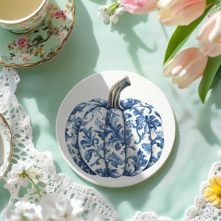 Gia Roma - Wholesale Coasters - Blue and White Chinoiserie Coasters | Elegant Kitchen Decor 104