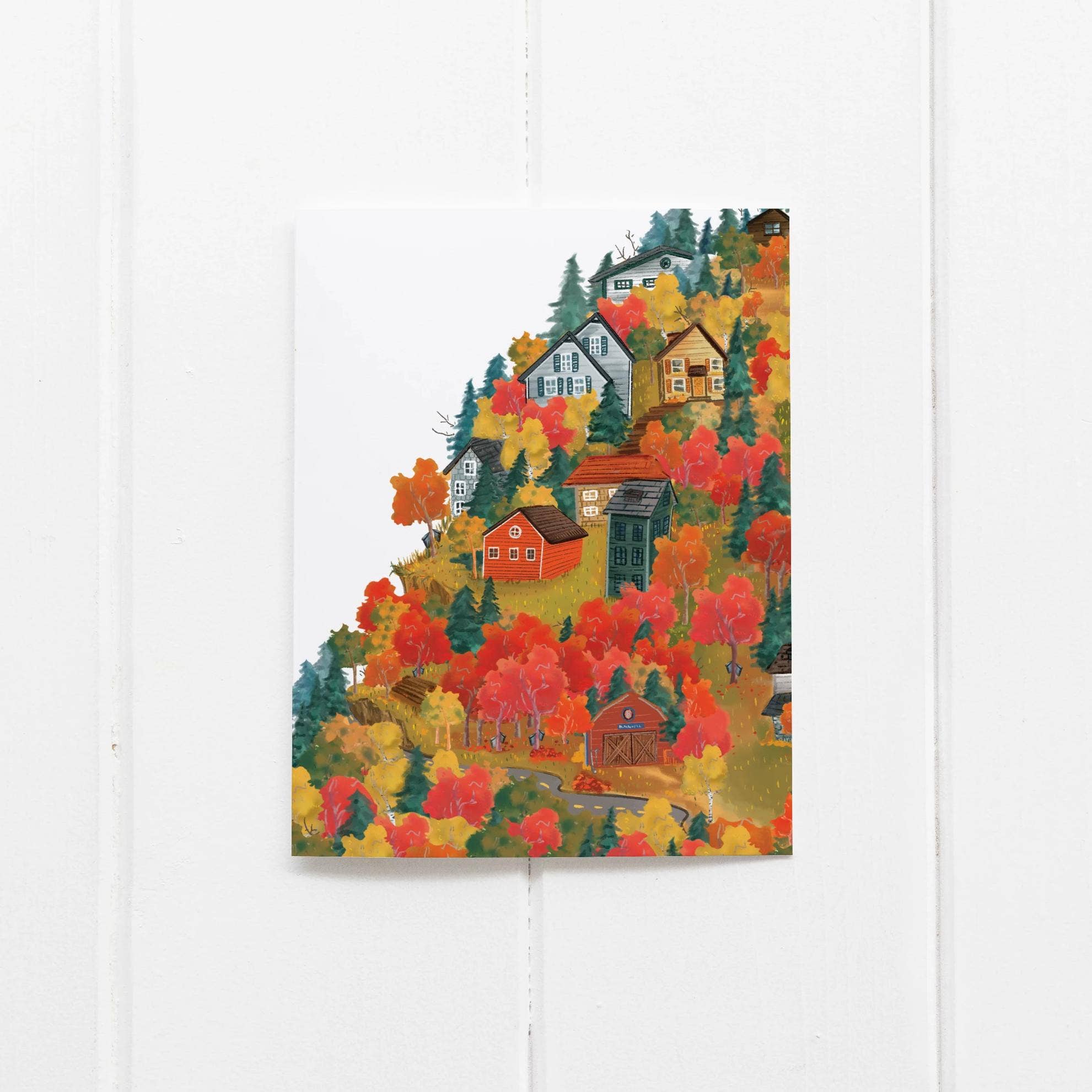 Ramus & Co. - Wholesale Gewone wenskaart - Autumn Foliage wenskaart1