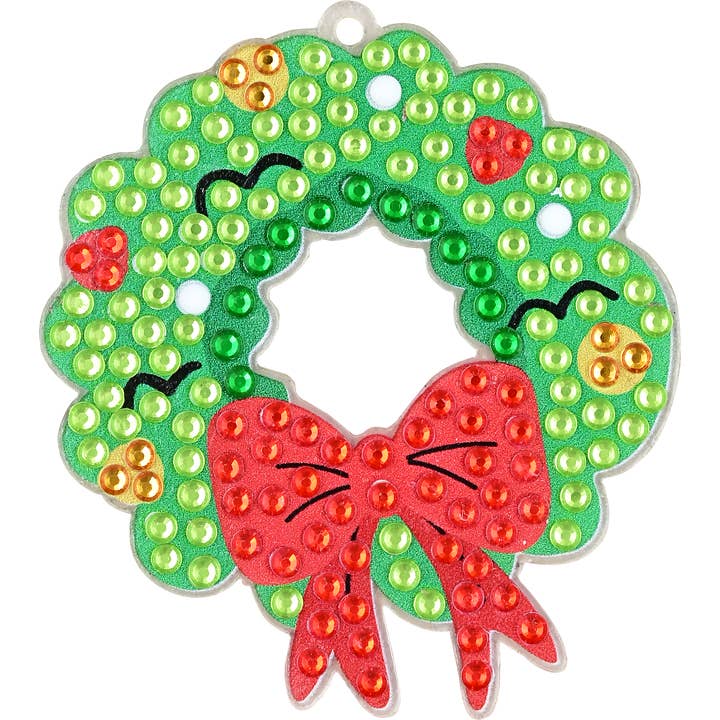 Peter Pauper Press - Wholesale DIY Craft Kit - Kids - Big Gem Painting Christmas Ornaments Kit1