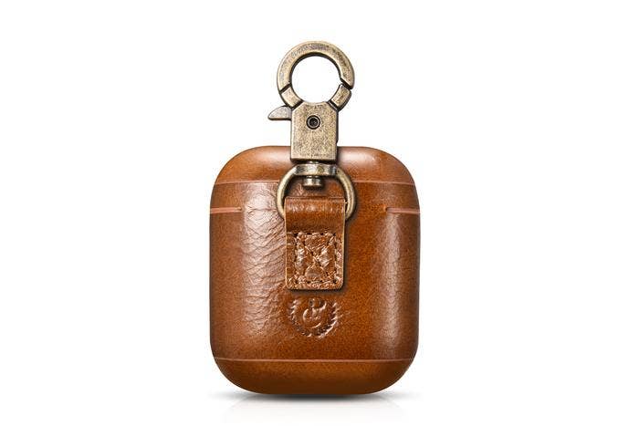 CairPods - Wholesale Earphone/Headphone Case - Unisex - Luxury Premium Leather Apple AirPods 2 Case Light Brown6