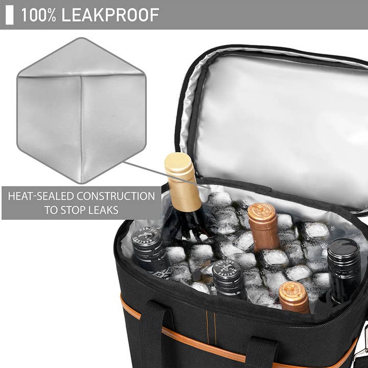 OPUX - Wholesale Wine Tote - 6 Bottle Wine Carrier Bag3