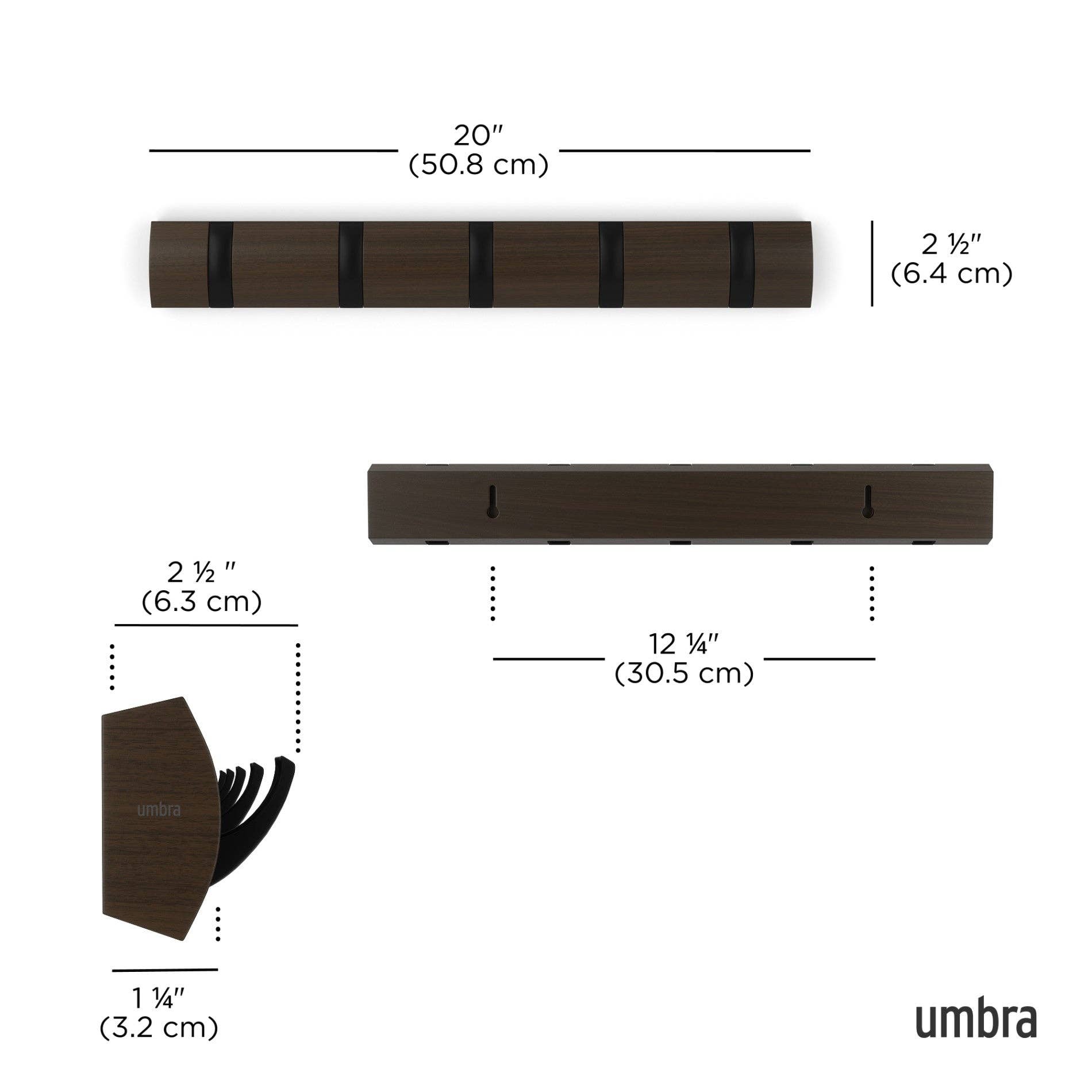 Umbra - Wholesale Wall Hook - Flip 5 Wall Mounted Hook34