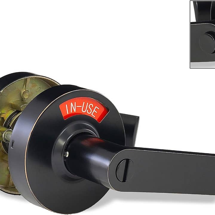 ADA Door Lock with Indicator in Oil Rubbed Bronze - Right-Handed for wholesale by Vizilok