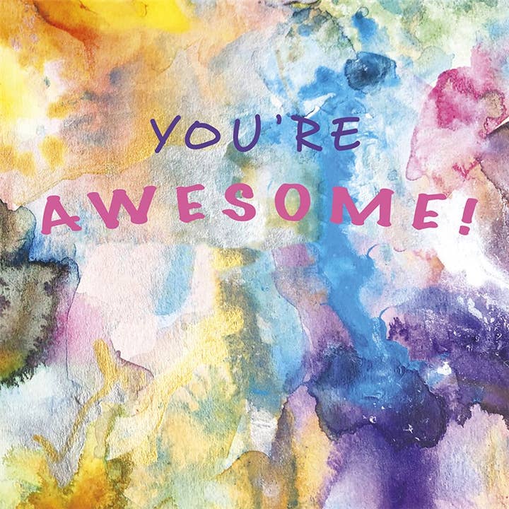 Carte de vœux Tu es génial(e) pour la vente par Natural Partners Limited