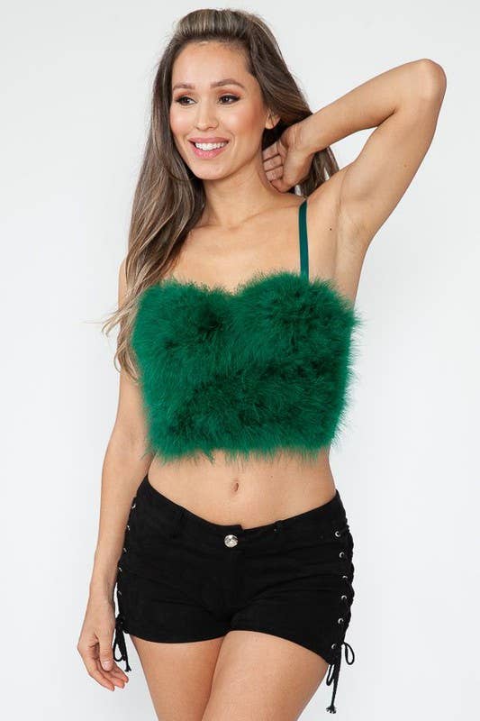 Lydia USA - Wholesale Bustier - Women's - Full Soft Fur Bustier8