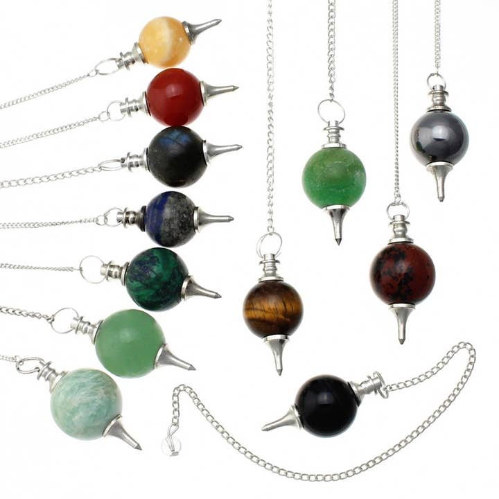 UniArt - Wholesale Spiritual Stone/Crystal - Spherical pendulum in natural stone