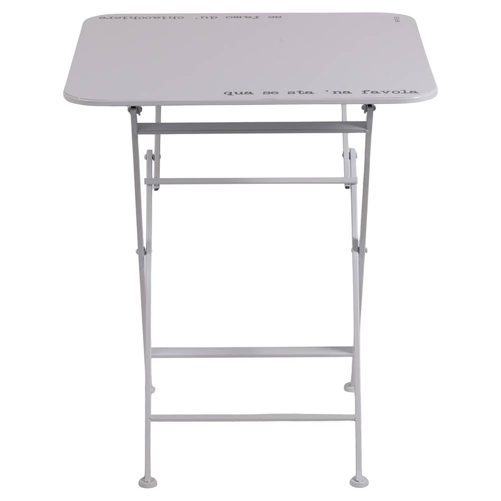 VdE Tivoli 1996 - Vendita all'ingrosso Sedie pieghevoli - SPQERE SET TAVOLO CON SEDIE BIANCO METALLO4