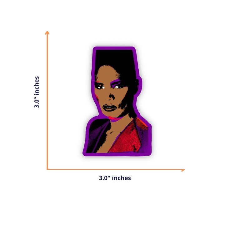 CheerNotes - Wholesale Sticker - Grace Jones Stickers | Pop Culture | Black Icon