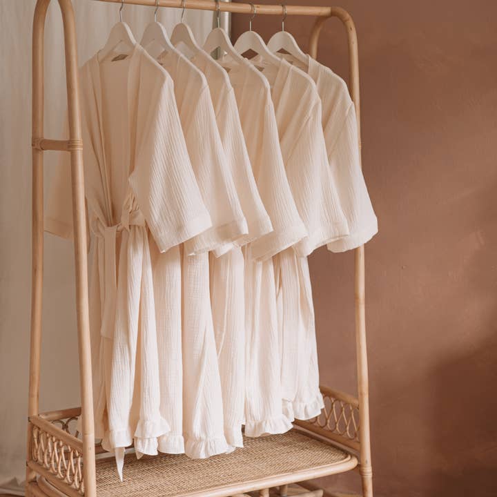 Muslin 100% cotton robe / light vanilla  and other Purchase Wholesale un di robe vecchie. Free Returns & Net 60 Terms on Faire trending on Faire.