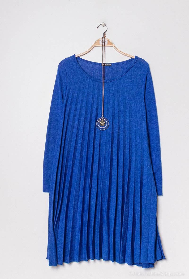 P&R STAR - Wholesale Dress - Women's - Pleated knit dress4