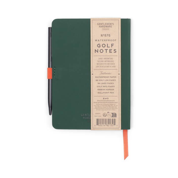 Designworks Collective – wholesale Notebook – Waterproof Golf Notebook1