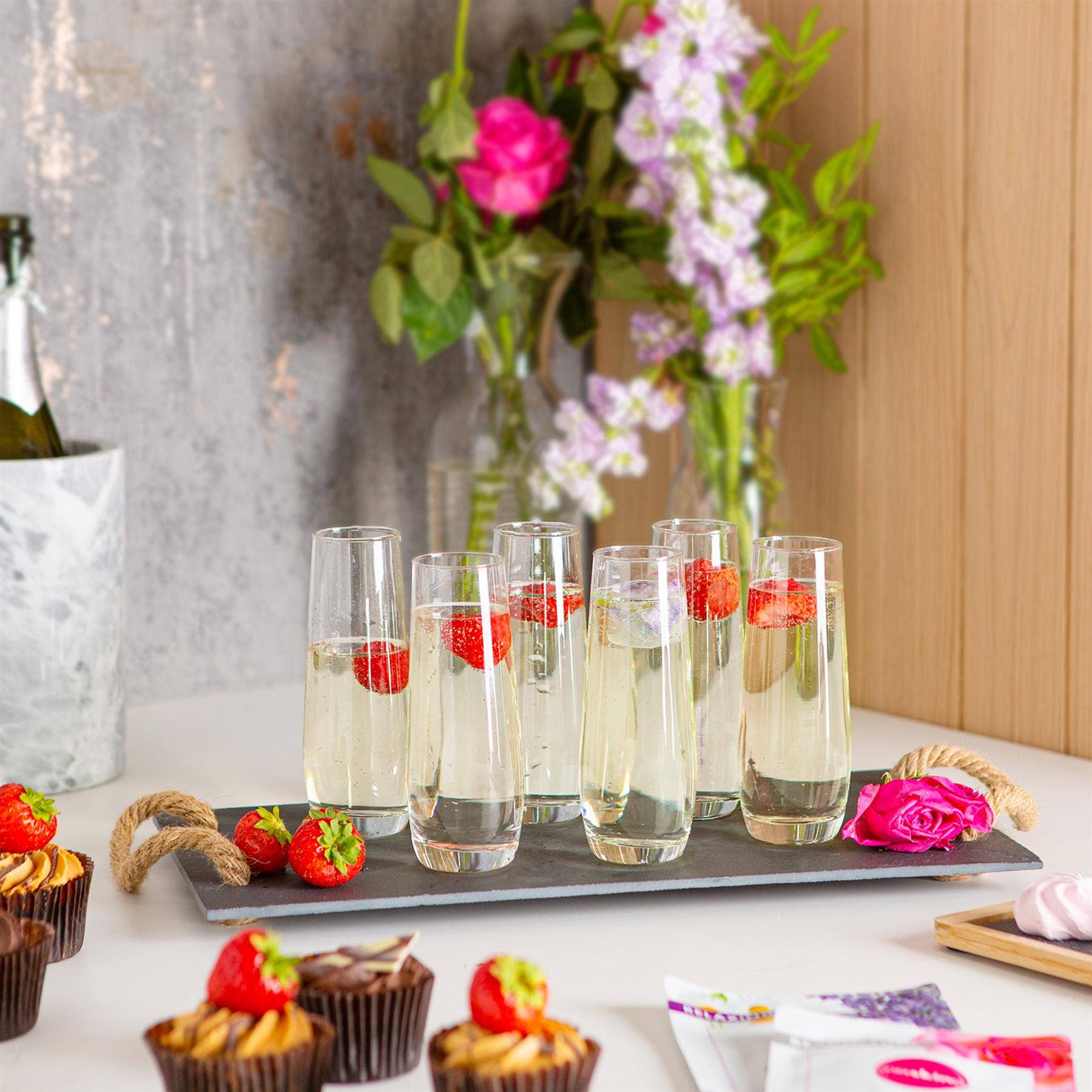 Rinkit Ltd – wholesale Champagne flute – Argon Tableware Corto Stemless Champagne Flute - 230ml1