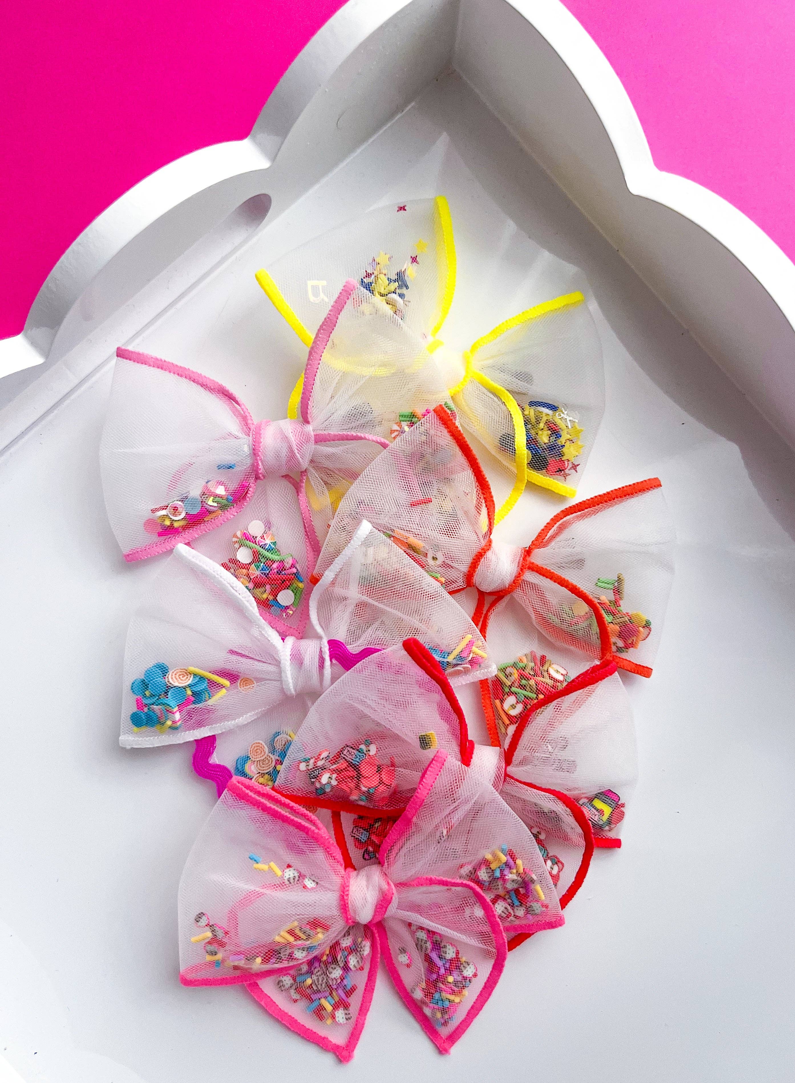 Sparkling New Baby, LLC. – wholesale Hair bow – Kids – First Day Back To School Shaker Bow3