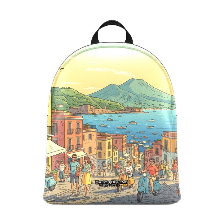 Gruppo Quinto Srls - Vente Sac à dos – femme - Sac à dos Made in Italy avec impression PLB25090