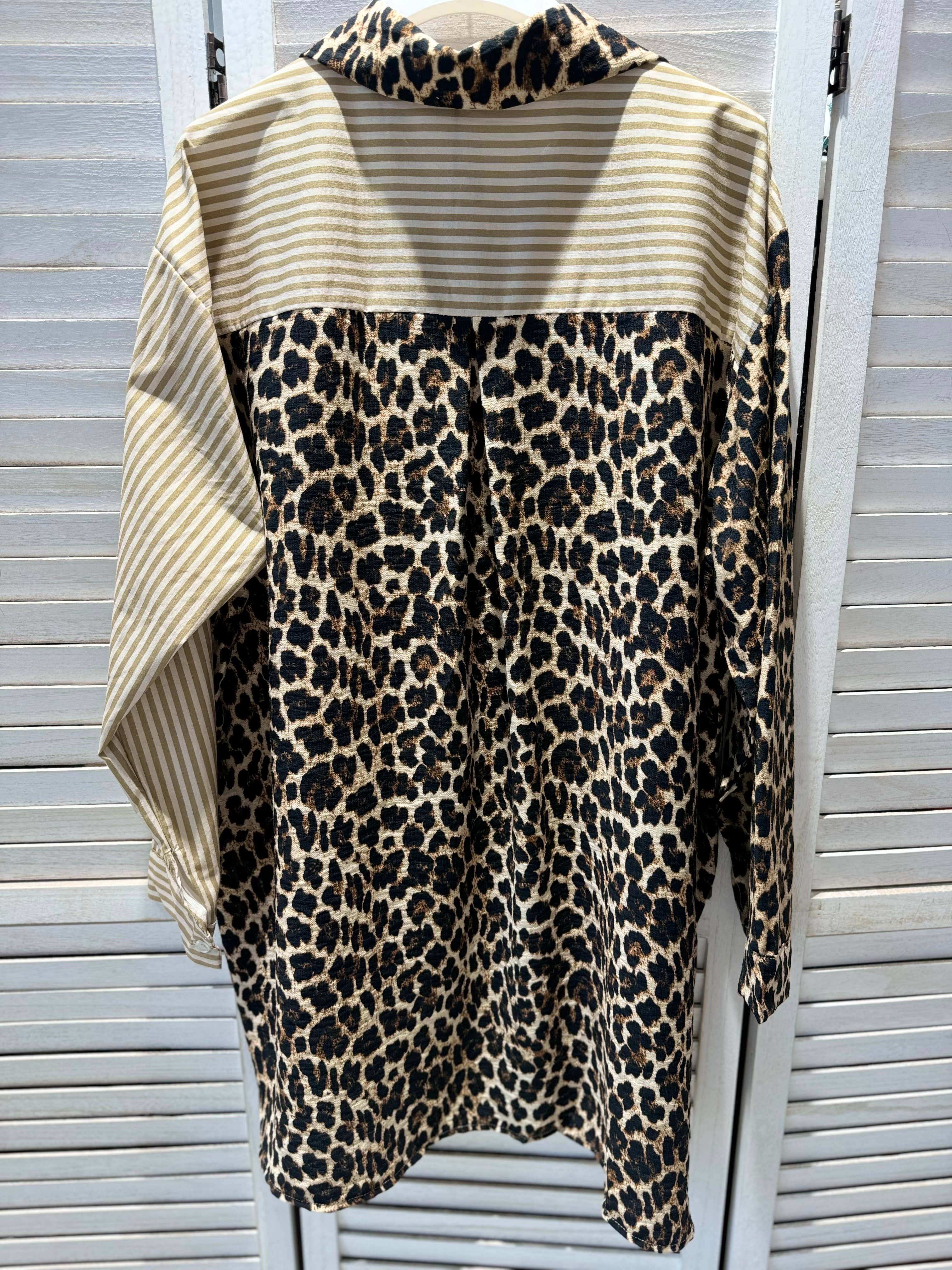 VICTORIA&ISAAC - Wholesale Button Down Shirt - Women's - Printed Long Sleeve Shirt - M188 Bi5