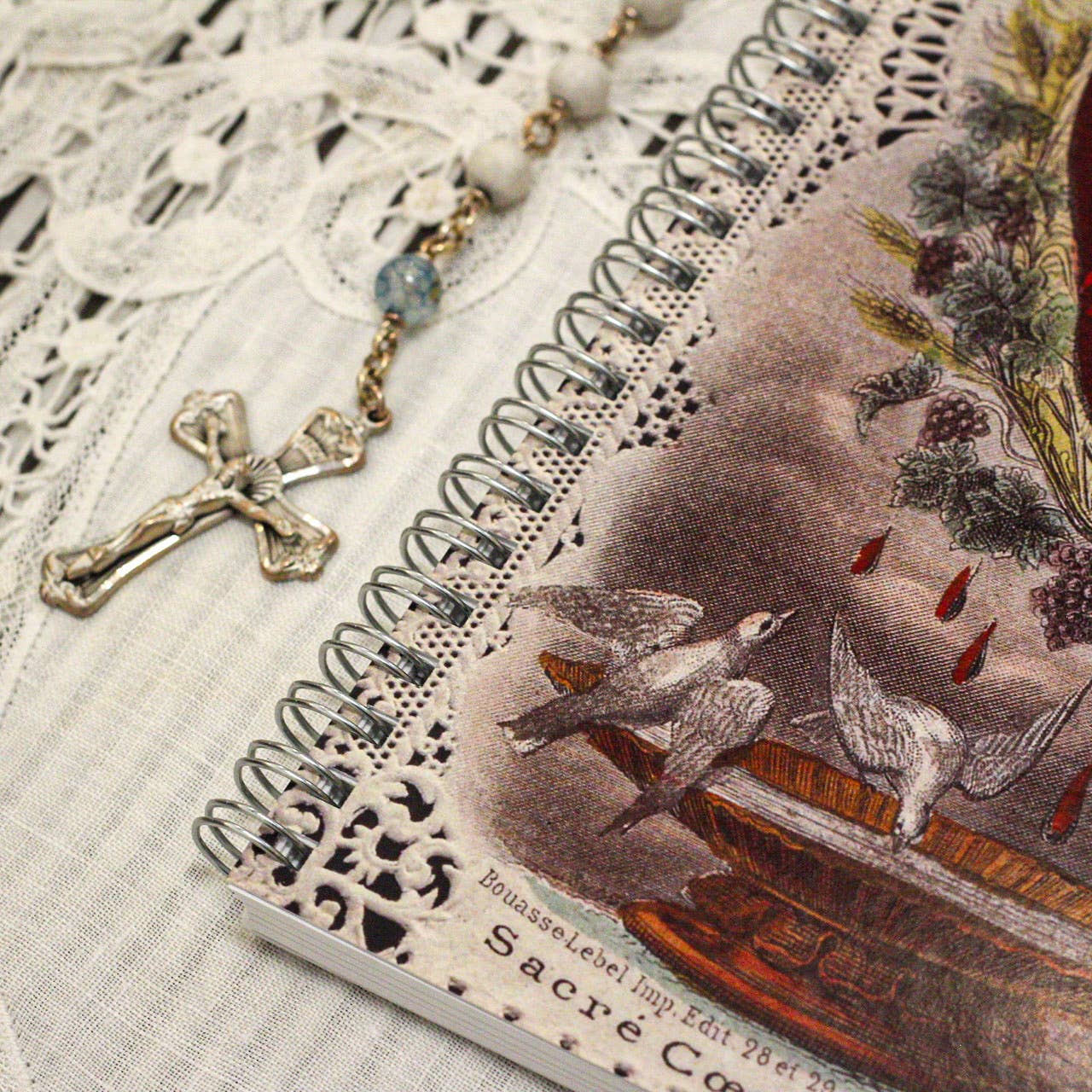 The Retro - a Full of Grace USA Company - Wholesale Journal/Diary - Sacred Heart of Jesus/Bouasse Journal7