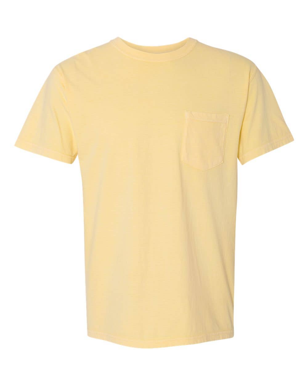 MYES BULK APPAREL - Vente T-shirt – unisexe - T-shirt Comfort Colors Heavyweight avec poche en 100 % coton filé à l'anneau16
