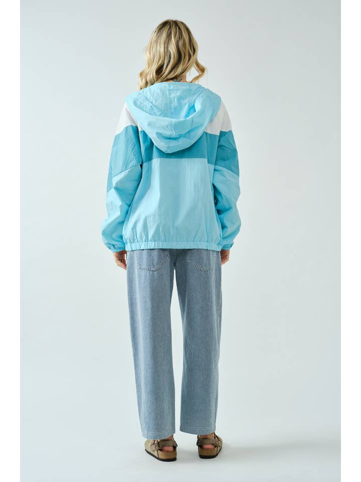 MINT SA00112J - Color Block Windbreaker Jacket for wholesale on Faire9