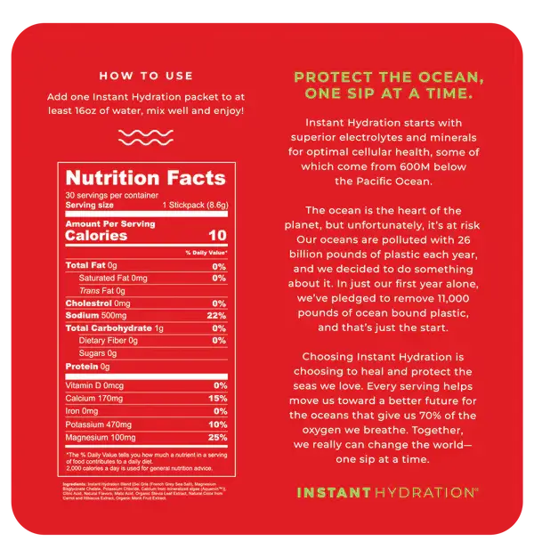 Instant Hydration - Wholesale Powdered Health Drink - Premium Electrolyte Mix: Cherry Limeade4