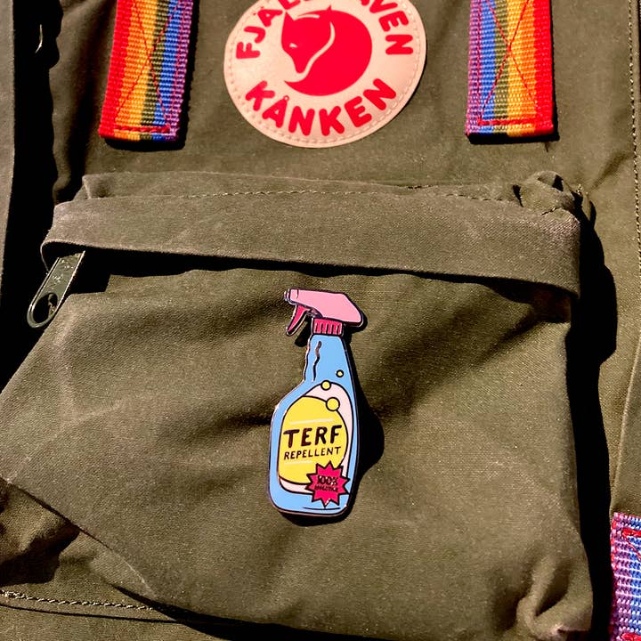Rainbow & Co - Wholesale Lapel Pin/Button - TERF Repellent Pin