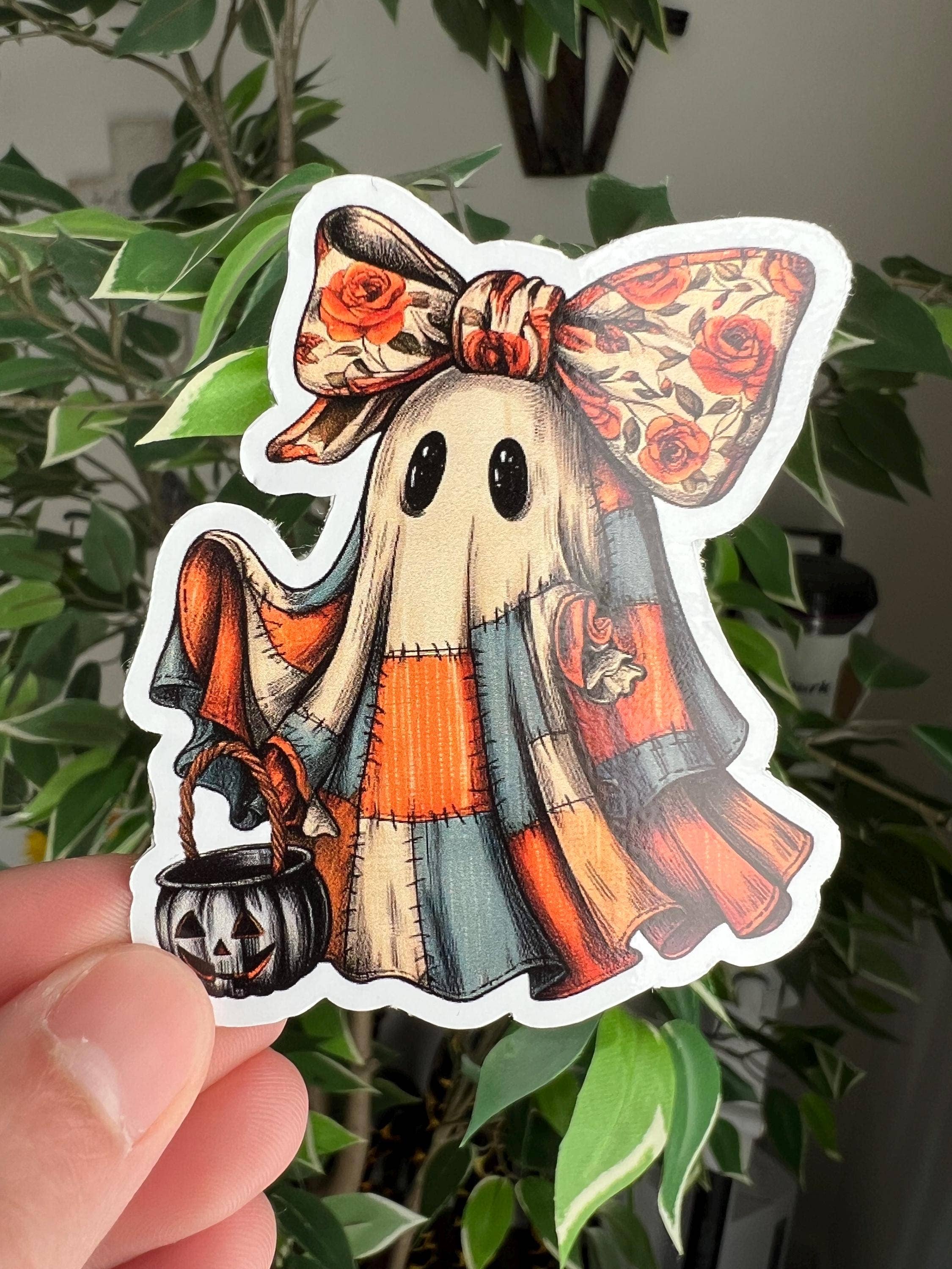 Thirty Three Prints – wholesale Sticker – Denim Ghost Glossy Vinyl Decal for Water Bottle, Laptop1