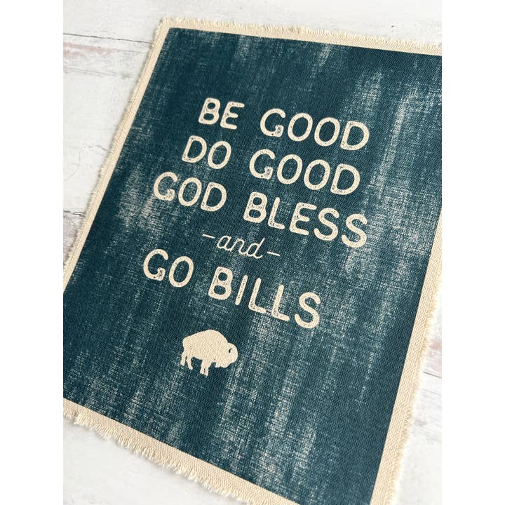 Perfect Day Print Co - Wholesale Art Print - Go Bills Josh Allen Quote Buffalo Canvas Art Print, 8x106