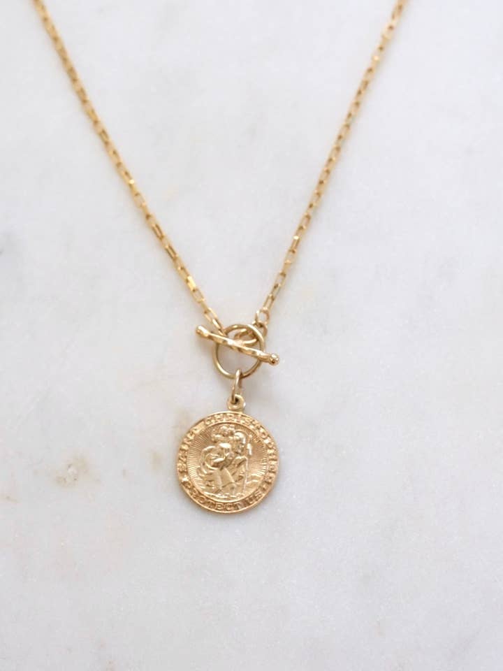 Collier avec pendentif de Saint Christophe pour la vente par ERIJEWELRY
